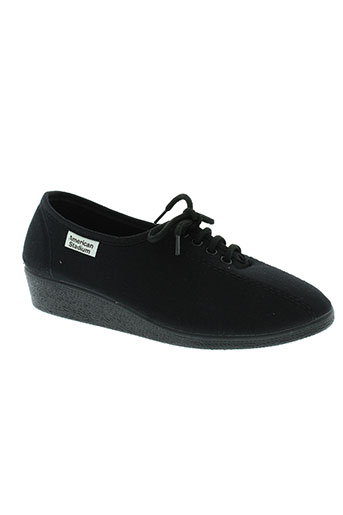 american stadium chaussures femme de couleur noir