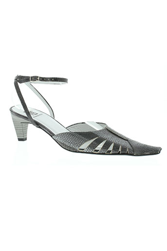 france mode chaussures femme de couleur gris