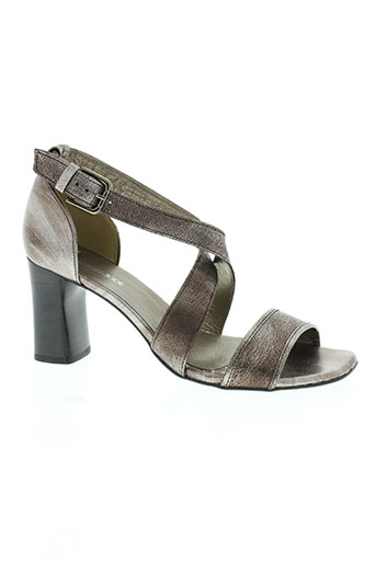 france mode chaussures femme de couleur gris