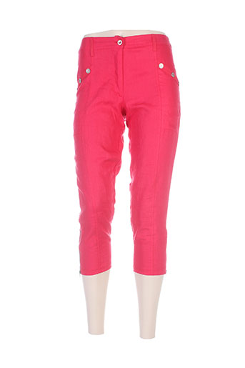 maloka pantacourts femme de couleur rouge