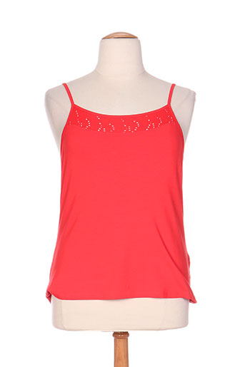 maloka t-shirts femme de couleur rouge
