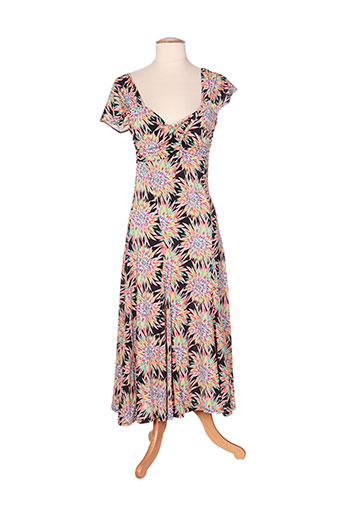 lonkel robes femme de couleur noir