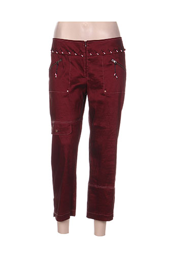 o.k.s pantacourts femme de couleur rouge