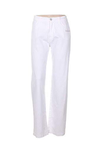 aquajeans jeans femme de couleur blanc