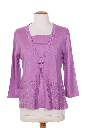 juper pulls femme de couleur violet