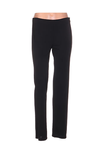 lebek pantalons femme de couleur noir