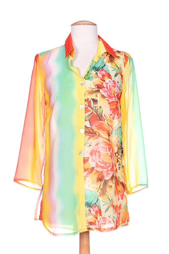 quattro chemises femme de couleur jaune