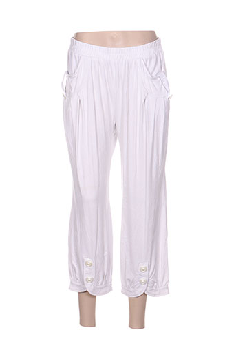 pomme rouge pantacourts femme de couleur blanc