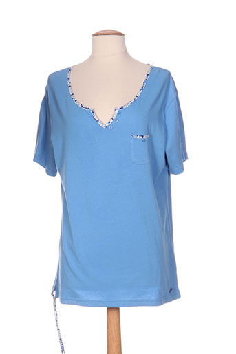 bleu salé t-shirts / tops femme de couleur bleu