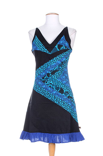 bamboo's robes femme de couleur bleu