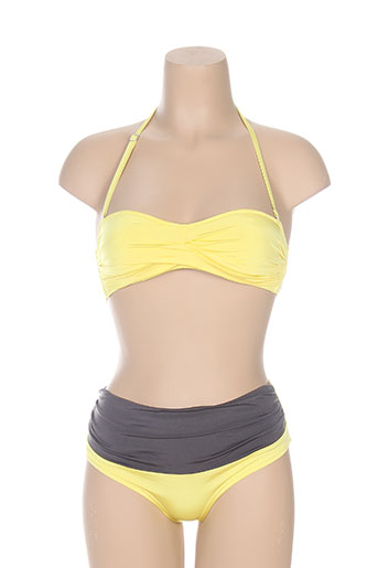 blue lobster maillots de bain femme de couleur jaune