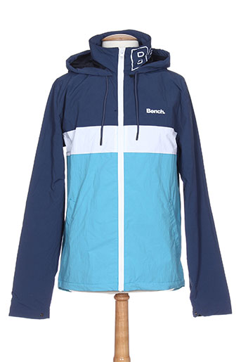 bench manteaux homme de couleur bleu