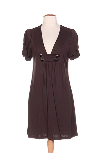 ganjana robes femme de couleur marron
