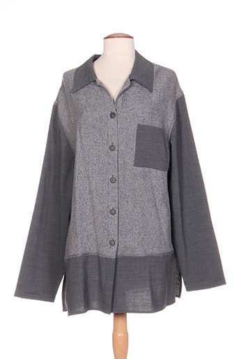 tayfa vestes femme de couleur gris