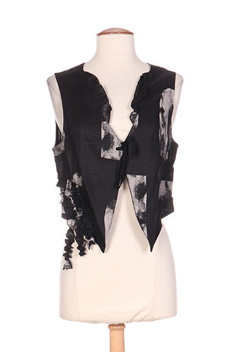 me gilets femme de couleur noir