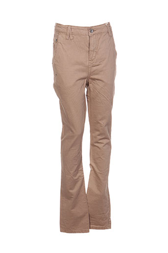 garcia pantalons garçon de couleur beige