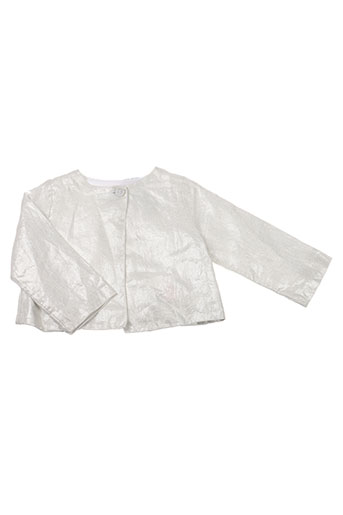 3 pommes vestes fille de couleur gris