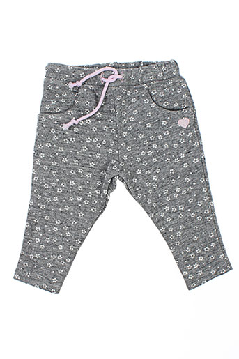 3 pommes pantalons fille de couleur gris