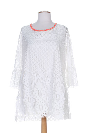 laurie EFFI_CHAR_1 joe tuniques femme de couleur blanc