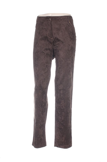 femmes je vous aime pantalons femme de couleur marron