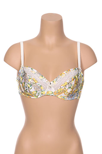 barbara lingerie femme de couleur jaune