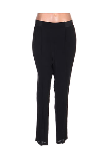 poussiere d'etole pantalons femme de couleur noir