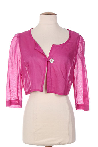 hug an' co vestes femme de couleur rose