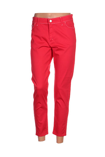 cowest pantacourts femme de couleur rouge