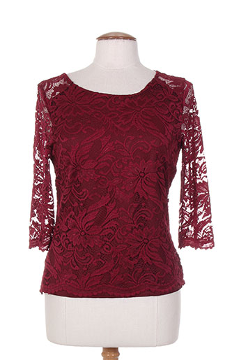 fille a suivre chemises femme de couleur rouge