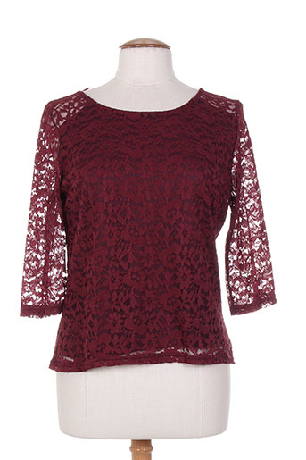 fille a suivre chemises femme de couleur rouge