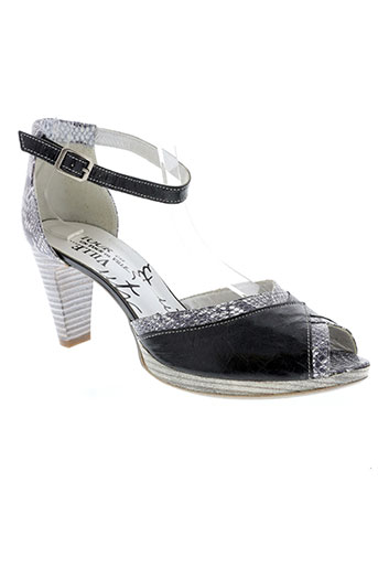 un tour en ville chaussures femme de couleur noir