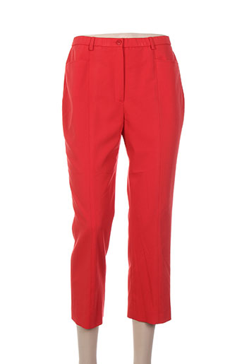pauporté pantacourts femme de couleur rouge