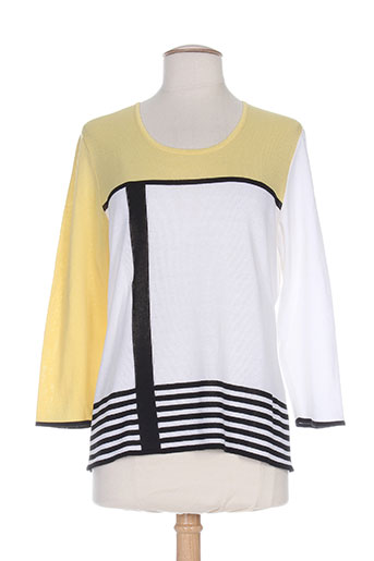 pauporté pulls femme de couleur jaune