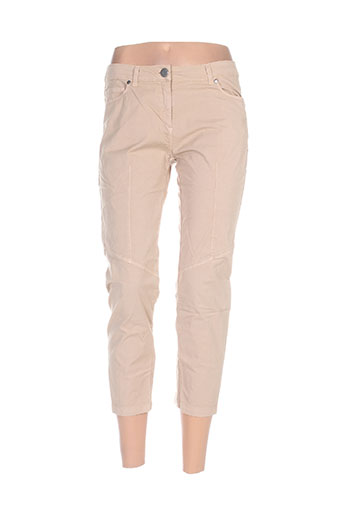 mybo pantacourts femme de couleur beige