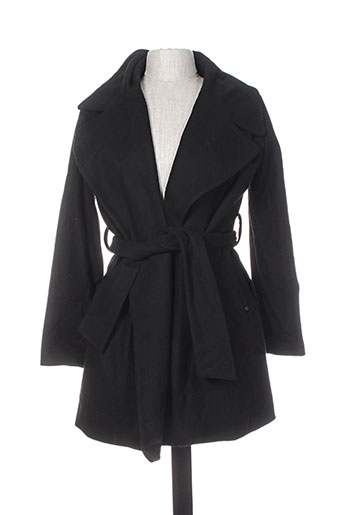 kaporal manteaux femme de couleur noir