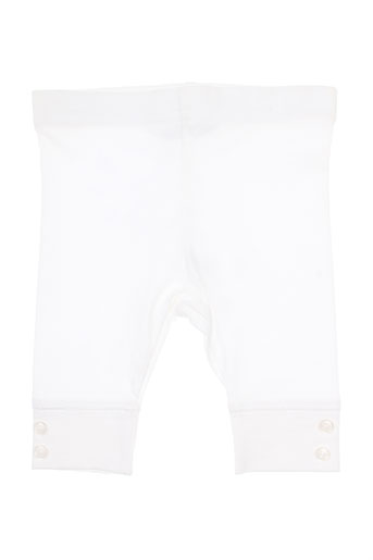 3 pommes pantalons fille de couleur blanc