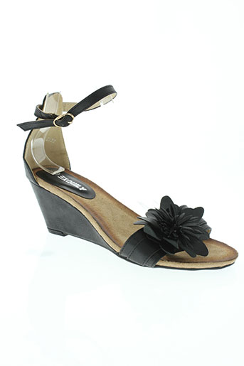 exquily chaussures femme de couleur noir
