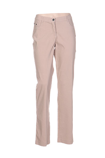 top secret pantalons femme de couleur beige