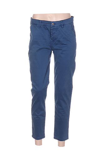 top secret pantalons femme de couleur bleu