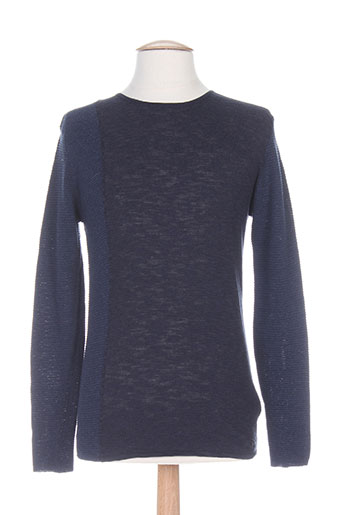 guess pulls homme de couleur bleu