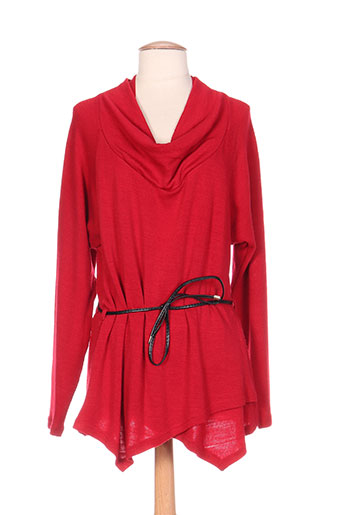 diambre pulls femme de couleur rouge