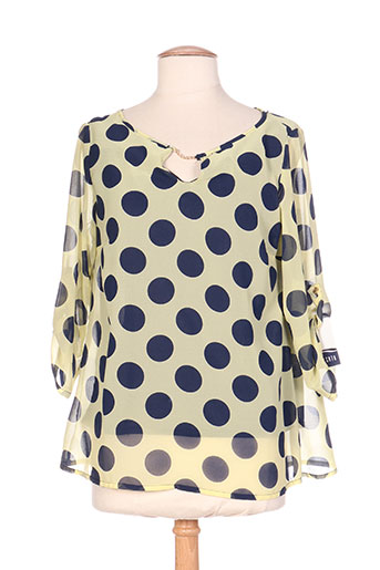 falcata chemises femme de couleur jaune