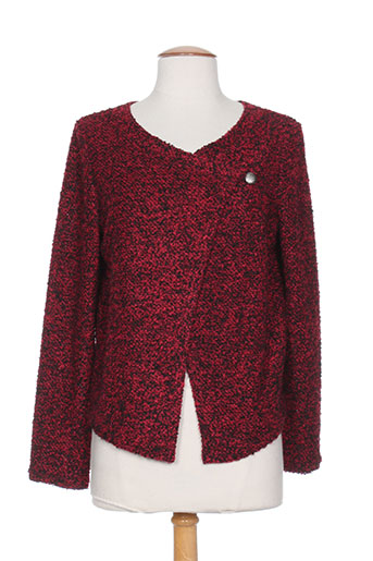 les filles de neaux gilets femme de couleur rouge