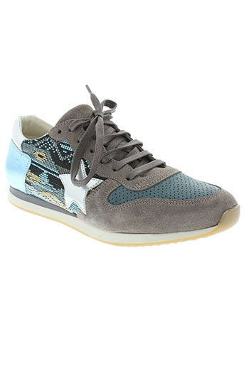 coco et abricot chaussures femme de couleur gris