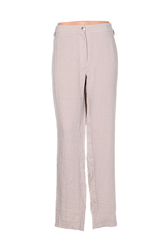 jean delfin pantalons femme de couleur gris