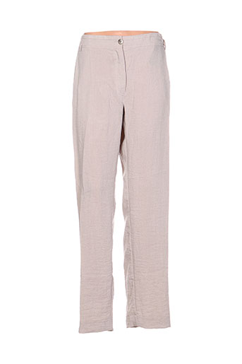jean delfin pantalons femme de couleur gris