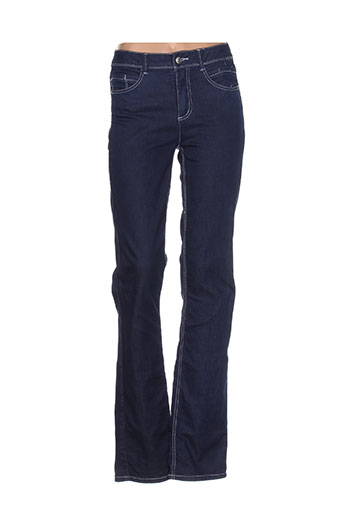 street one jeans femme de couleur bleu