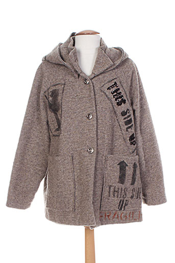 desoullounge manteaux femme de couleur gris