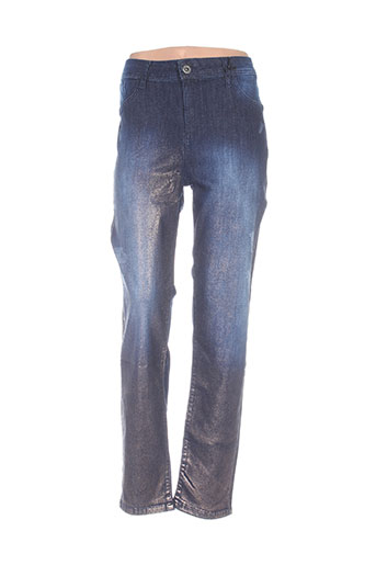 mat. jeans femme de couleur bleu
