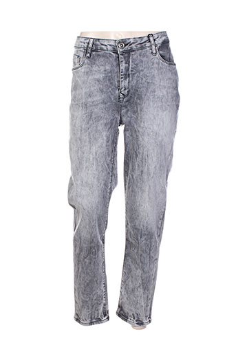 mat. jeans femme de couleur gris